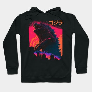 Synthwave Godzilla Hoodie